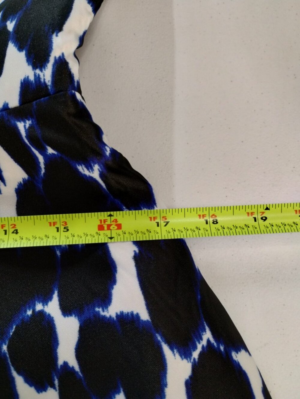 Kate Spade New York Blue & Black Leopard Print Sleeveless Fit & Flare Dress SZ 4 - Picture 5 of 11